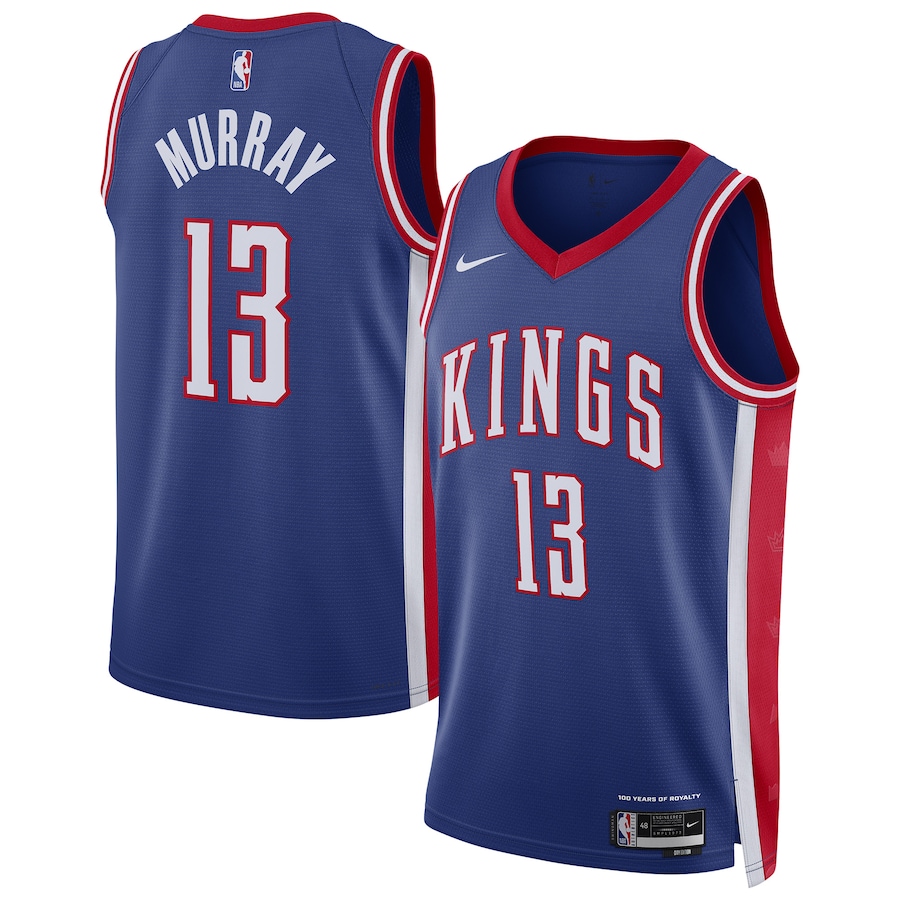 Men Sacramento Kings #13 Keegan Murray Nike Blue City Edition 2024-25 Swingman Player NBA Jersey